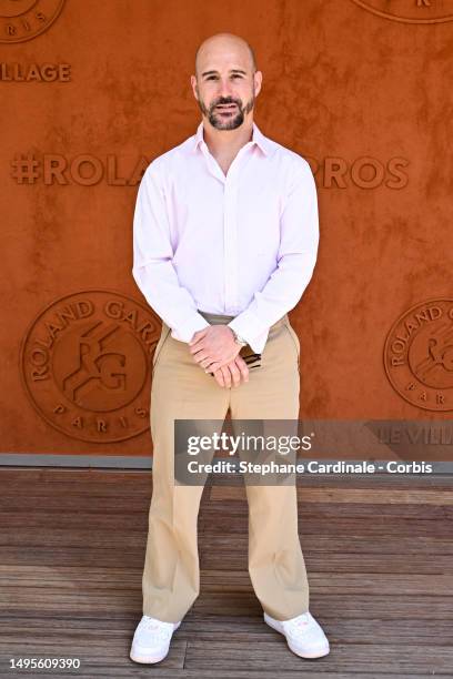 Nicolas Bonaventure Ciattoni aka Cartman attends the 2023 French Open at Roland Garros on June 03, 2023 in Paris, France.