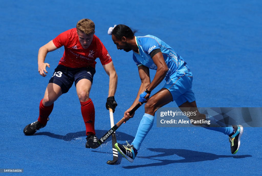 Great Britain v India - FIH Hockey Pro League Men