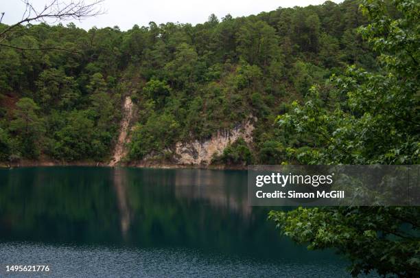 Laguna Ensueo Daydream Lagoon Parque Nacional Lagunas De Montebello Montebello Lagoons National Park Chiapas Mexico High-Res Stock Photo