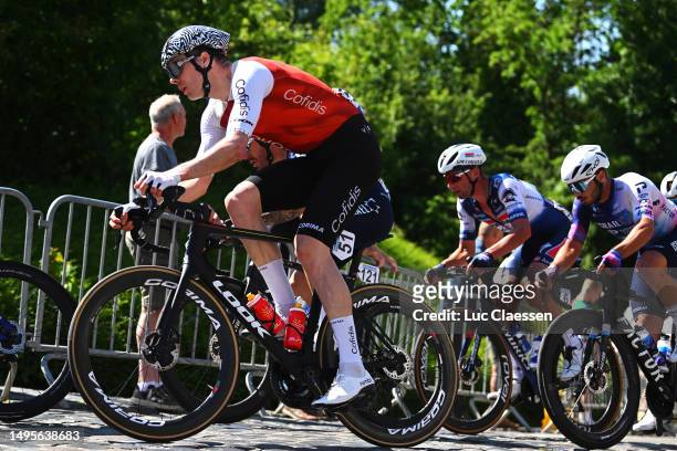 Max Walscheid of Germany and Team Cofidis competes during the 16th Heylen Vastgoed Heistse Pijl 2023 a 198.7km one day race from Vosselaar to...