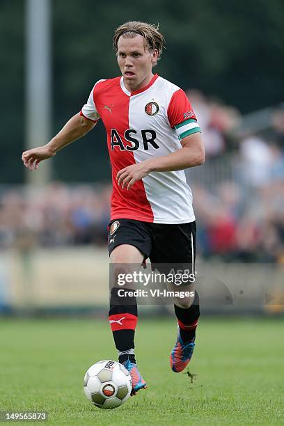 Ruud Vormer of Feyenoord during the Friendly match between FC Horst and Feyenoord at Sportpark de Adelaar on July 10, 2012 in Ermelo, The Netherlands.