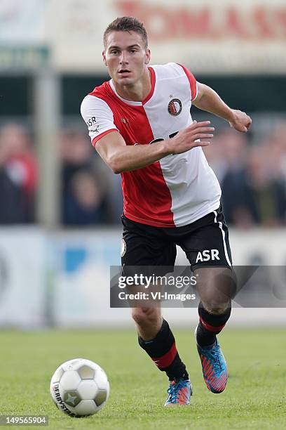 Bart Schenkeveld of Feyenoord during the Friendly match between FC Horst and Feyenoord at Sportpark de Adelaar on July 10, 2012 in Ermelo, The...