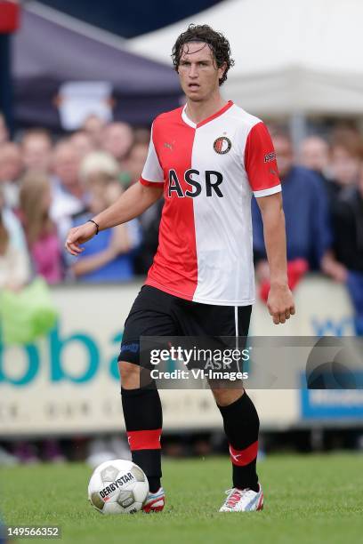 Daryl Janmaat of Feyenoord during the Friendly match between FC Horst and Feyenoord at Sportpark de Adelaar on July 10, 2012 in Ermelo, The...