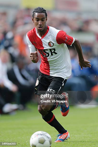 Jerson Cabral of Feyenoord during the Friendly match between FC Horst and Feyenoord at Sportpark de Adelaar on July 10, 2012 in Ermelo, The...
