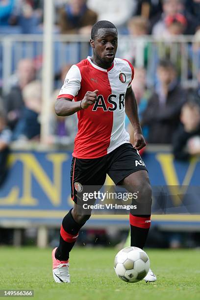 Manu of Feyenoord during the Friendly match between FC Horst and Feyenoord at Sportpark de Adelaar on July 10, 2012 in Ermelo, The Netherlands.