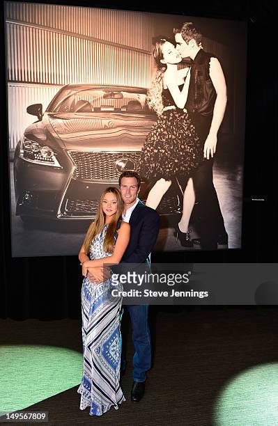 Devon Aoki and James Bailey attend the Lexus "Laws of Attraction" at Metreon on July 30, 2012 in San Francisco, California.