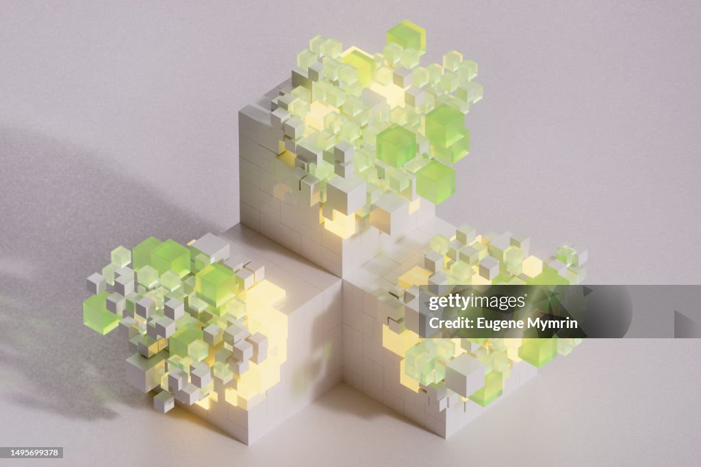 Abstract data cubes connection