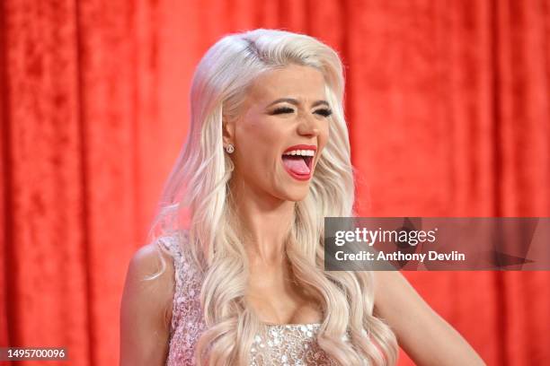 Danielle Harold attends The British Soap Awards 2023 on June 03, 2023 in Manchester, England.