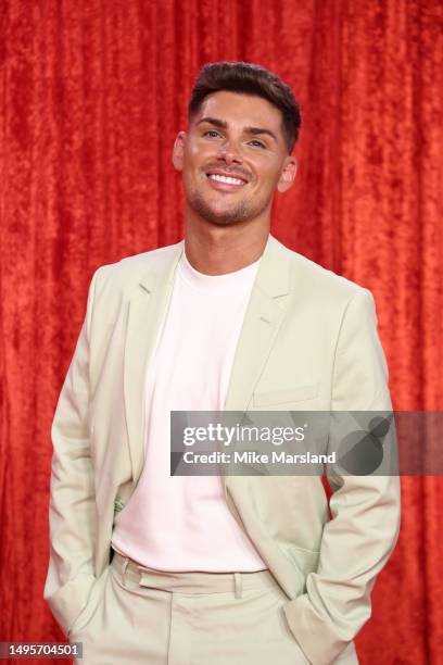 Kieron Richardson attends The British Soap Awards 2023 on June 03, 2023 in Manchester, England.