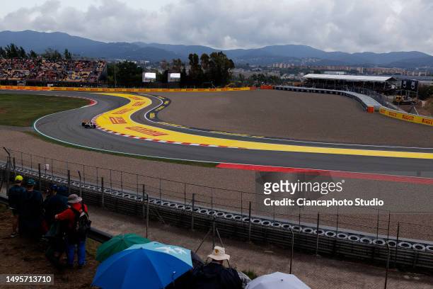 Oscar Piastri of Australia and McLaren drives on track during qualifying ahead of the F1 Grand Prix of Spain at Circuit de Catalunya on June 03, 2023...