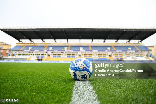Ennio Tardini Stadium before the Serie B Playoffs match between Parma and Cagliari Calcio on June 03, 2023 in Parma, Italy.