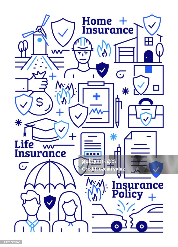 Insurance Coverage Design Insurance Related Design The Design Is Editable And The Color Can Be ...