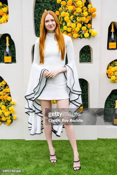 Karen Gillan attends the 2023 Veuve Clicquot Polo Classic at Liberty State Park on June 03, 2023 in Jersey City, New Jersey.