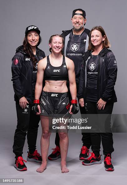 Elyse Reed Elise Reed poses for a portrait after her victory during the UFC ...