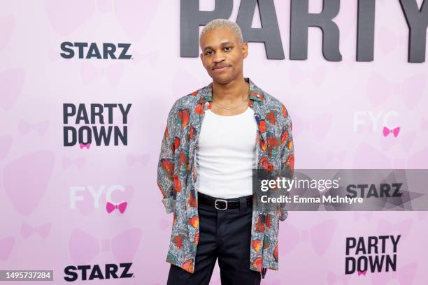 Tyrel Jackson Williams attends STARZ's 'Party Down' Season 3 FYC screening event at Hollywood Athletic Club on June 03, 2023 in Hollywood, California.