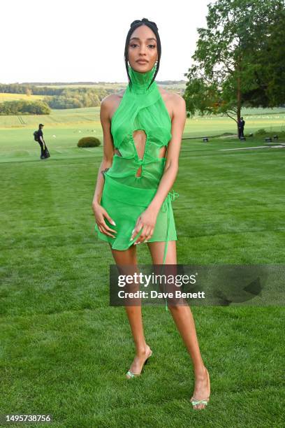Jourdan Dunn attends the unveiling of RH England, The Gallery at the Historic Aynho Park, marking the brand’s international launch with a first of...