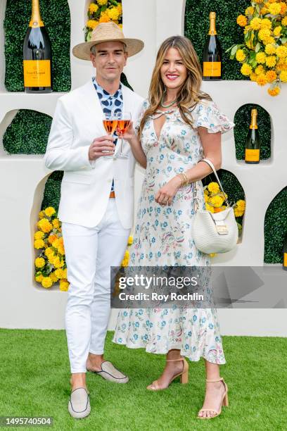 Gray Malin and Simone Morris attend the 2023 Veuve Clicquot Polo Classic at Liberty State Park on June 03, 2023 in Jersey City, New Jersey.