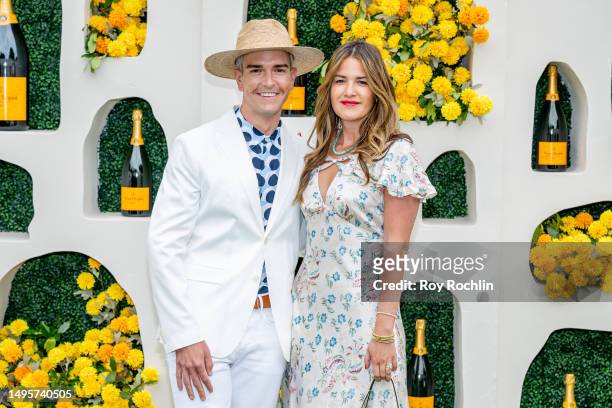 Gray Malin and Simone Morris attend the 2023 Veuve Clicquot Polo Classic at Liberty State Park on June 03, 2023 in Jersey City, New Jersey.