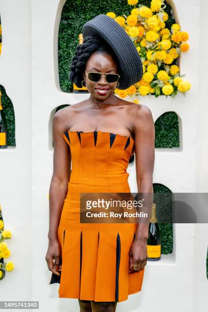 Danai Gurira attends the 2023 Veuve Clicquot Polo Classic at Liberty State Park on June 03, 2023 in Jersey City, New Jersey.