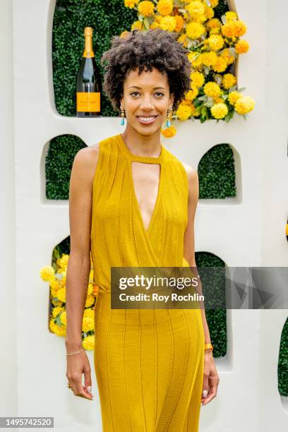 Carly Cushnie attends the 2023 Veuve Clicquot Polo Classic at Liberty State Park on June 03, 2023 in Jersey City, New Jersey.