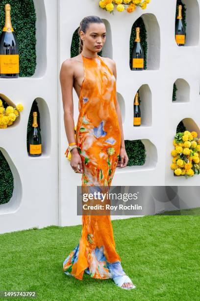 Lameka Fox attends the 2023 Veuve Clicquot Polo Classic at Liberty State Park on June 03, 2023 in Jersey City, New Jersey.