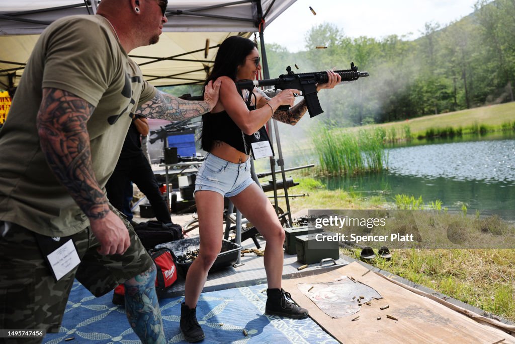 Gun Enthusiasts Gather For Machine Gun Rally In Pennsylvania