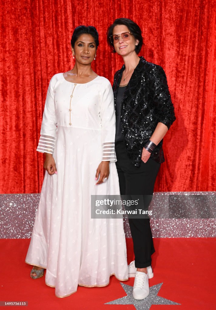 Balvinder Sopal and Heather Peace attend The British Soap Awards 2023
