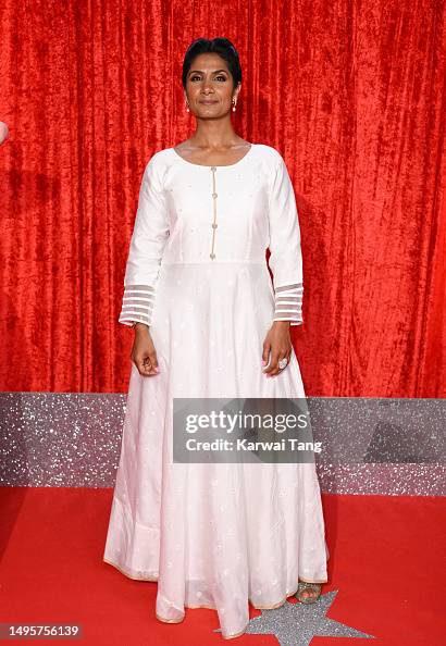 Balvinder Sopal attends The British Soap Awards 2023 at the Lowry