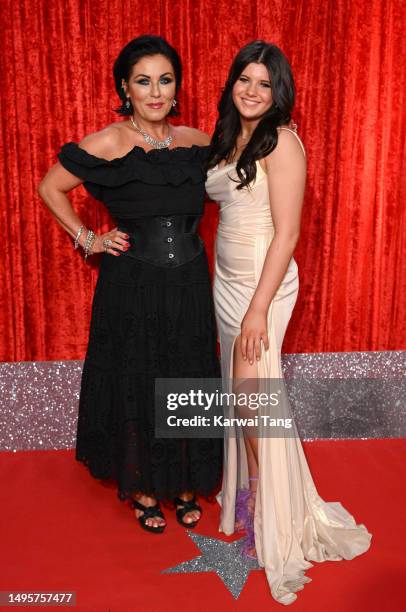 Jessie Wallace and Lillia Turner attend The British Soap Awards 2023 at the Lowry Theatre on June 03, 2023 in Manchester, England.