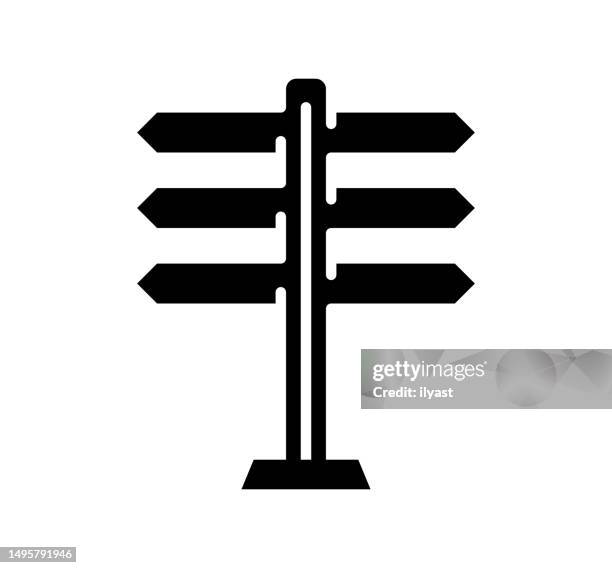 ilustraciones, imágenes clip art, dibujos animados e iconos de stock de icono vectorial relleno de negro de señal de tráfico - stop sign pole