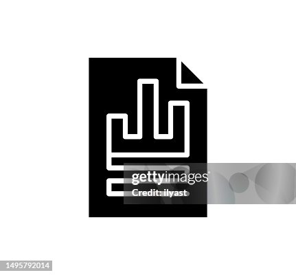 Reporting Black Filled Vector Icon Reporting Black Filled Vector Icon
