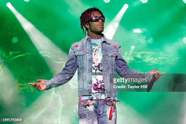 Lil Uzi Vert performs during the 2023 The Roots Picnic at The Mann on June 03, 2023 in Philadelphia, Pennsylvania.