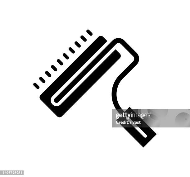 painter black filled vector icon - liquid foundation stock illustrations