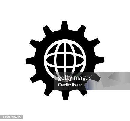 Innovation Engine Black Filled Vector Icon Innovation Engine Black Filled Vector Icon