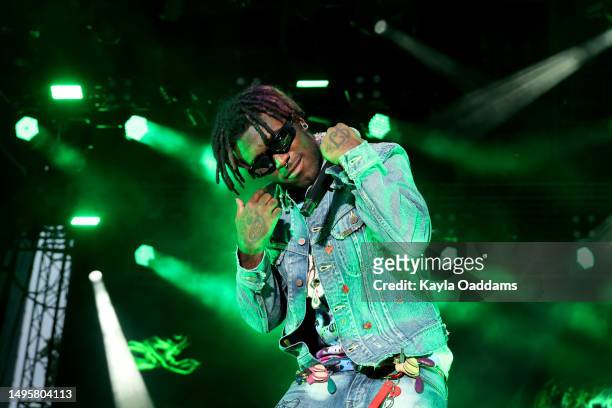 Lil Uzi Vert performs during the 2023 Roots Picnic at The Mann on June 03, 2023 in Philadelphia, Pennsylvania.