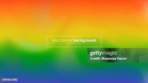 ilustrações de stock, clip art, desenhos animados e ícones de rainbow colorful multicolored defocused background - green inspiring backgrounds