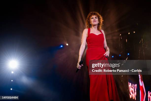 Fiorella Mannoia perform at Terme di Caracalla on June 1, 2023 in Rome, Italy.