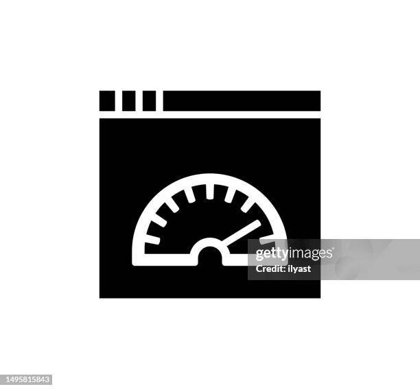 download speed black filled vector icon - white instagram logo stock illustrations