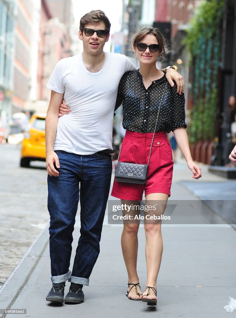 Keira Knightley Sighting In New York City - July 31, 2012