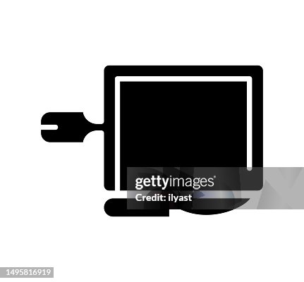 Cutting Board Black Filled Vector Icon Cutting Board Black Filled Vector Icon
