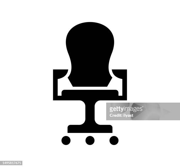 chairman black filled vector icon - chairperson stock illustrations