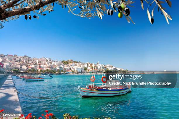 crete, greece. - sitia kreta stock-fotos und bilder
