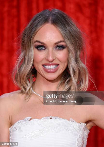 Jorgie Porter attends The British Soap Awards 2023 at the Lowry Theatre on June 03, 2023 in Manchester, England.