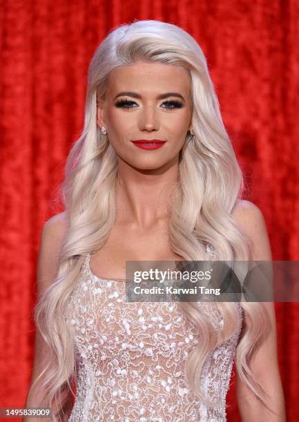 Danielle Harold attends The British Soap Awards 2023 at the Lowry Theatre on June 03, 2023 in Manchester, England.