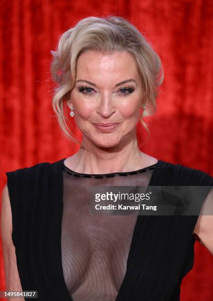 Gillian Taylforth attends The British Soap Awards 2023 at the Lowry Theatre on June 03, 2023 in Manchester, England.