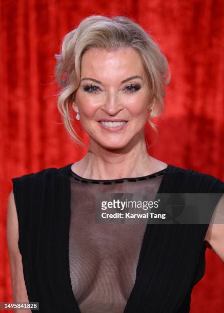 Gillian Taylforth attends The British Soap Awards 2023 at the Lowry Theatre on June 03, 2023 in Manchester, England.