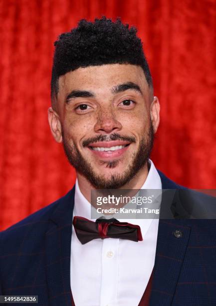 Jurell Carter attends The British Soap Awards 2023 at the Lowry Theatre on June 03, 2023 in Manchester, England.
