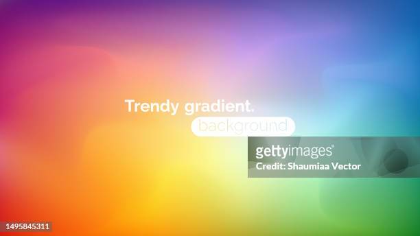 abstract blurred gradient fluid vector background design wallpaper template with dynamic color, waves, and geometric shape - colorful background 幅插畫檔、美工圖案、卡通及圖標
