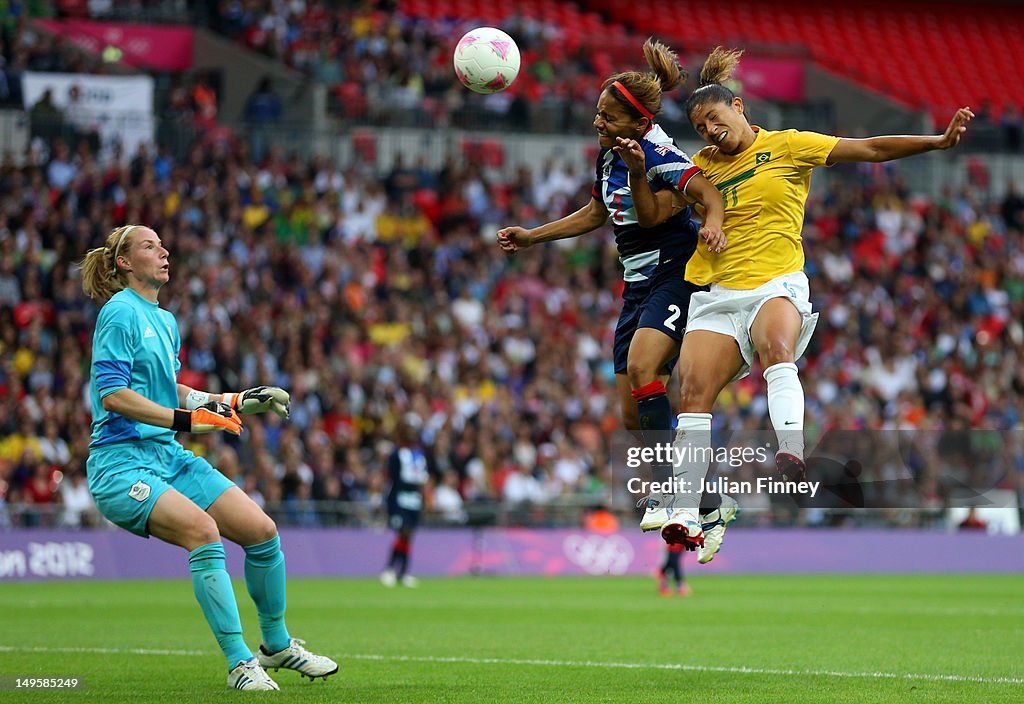 Olympics Day 4 - Women's Football - Great Britain v Brazil