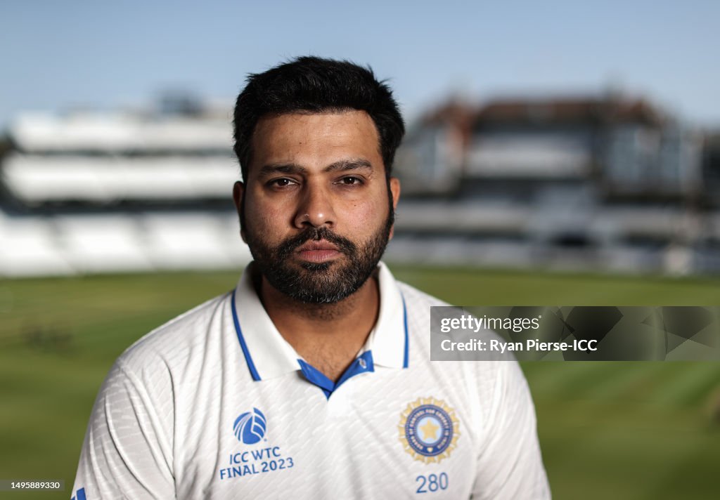 Rohit Sharma Of India Poses For A Portrait Prior To The ICC World rohit-sharma-of-india-poses-for-a-portrait-prior-to-the-icc-world